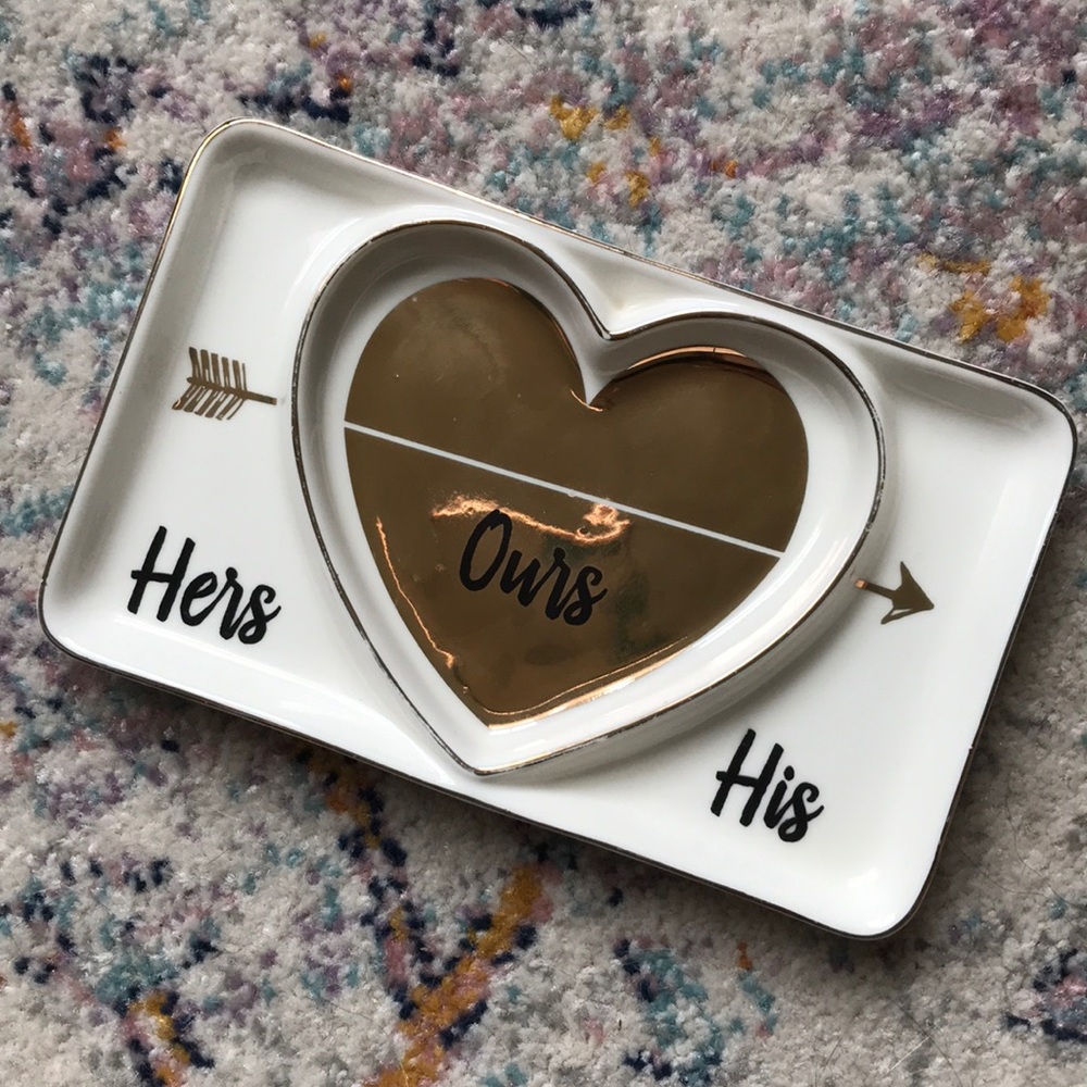 💍 His & Hers Ring Dish